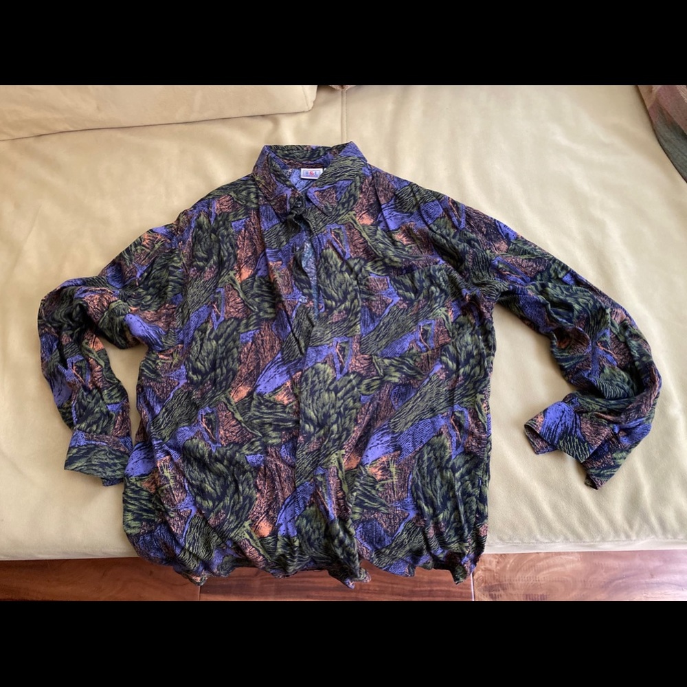 Casual Patterned Dress Shirt